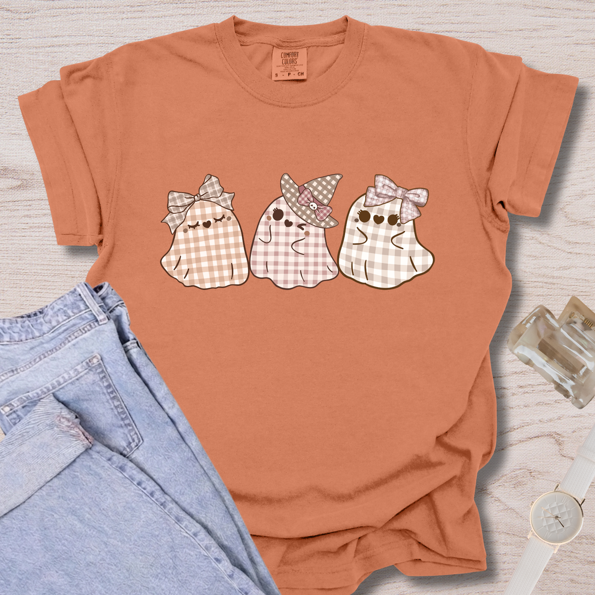 Plaid Ghosts T-shirt