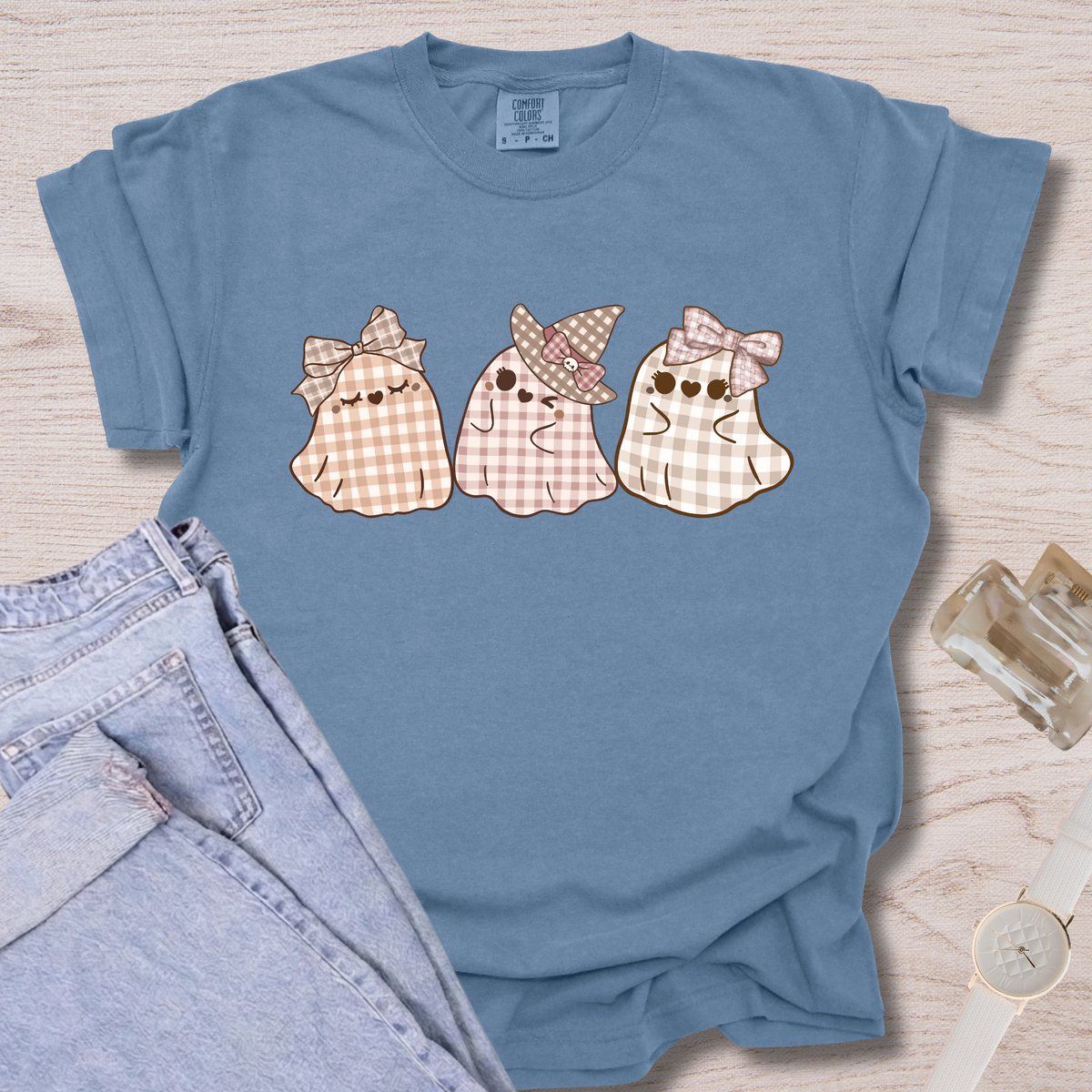Plaid Ghosts T-shirt