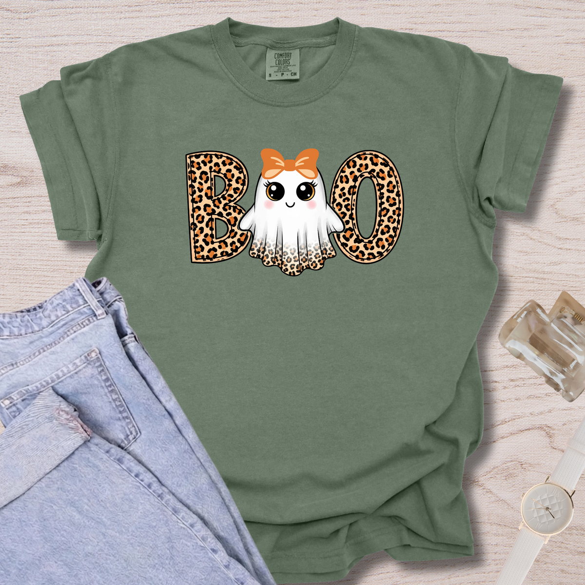 Boo Cheetah Ghost T-shirt