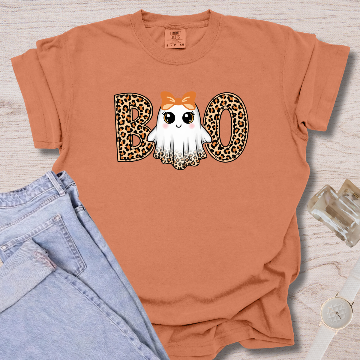 Boo Cheetah Ghost T-shirt