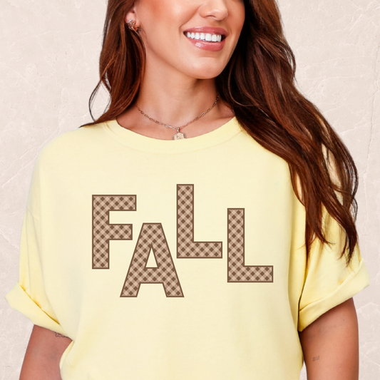 Plaid Fall T-shirt