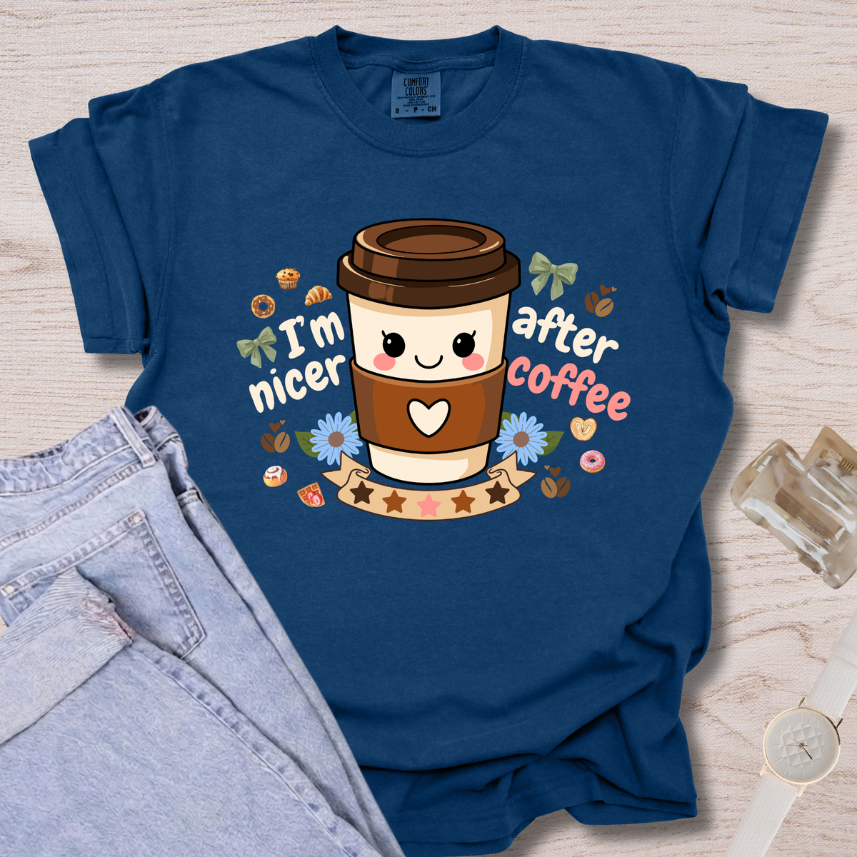 I'm Nicer After Coffee T-shirt