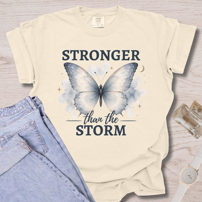 Stronger Than The Storm Butterfly T-shirt