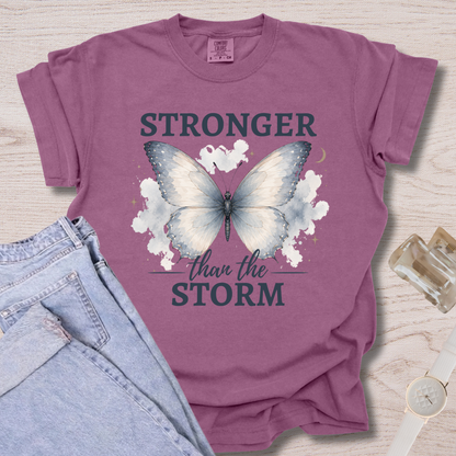 Stronger Than The Storm Butterfly T-shirt