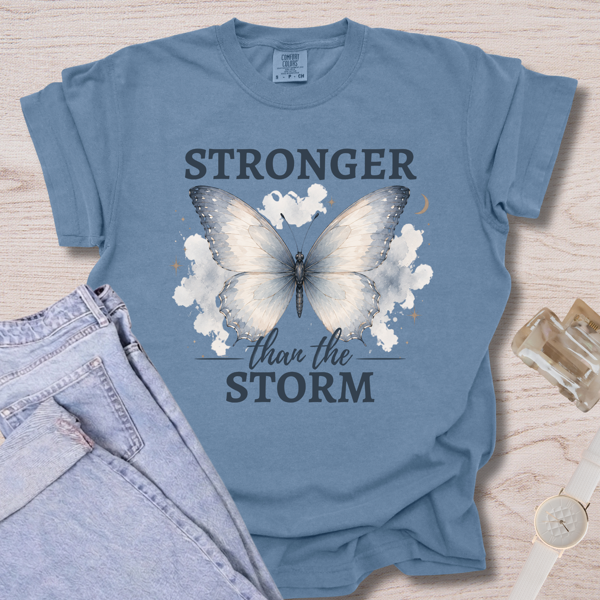 Stronger Than The Storm Butterfly T-shirt
