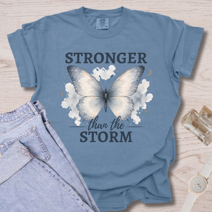 Stronger Than The Storm Butterfly T-shirt