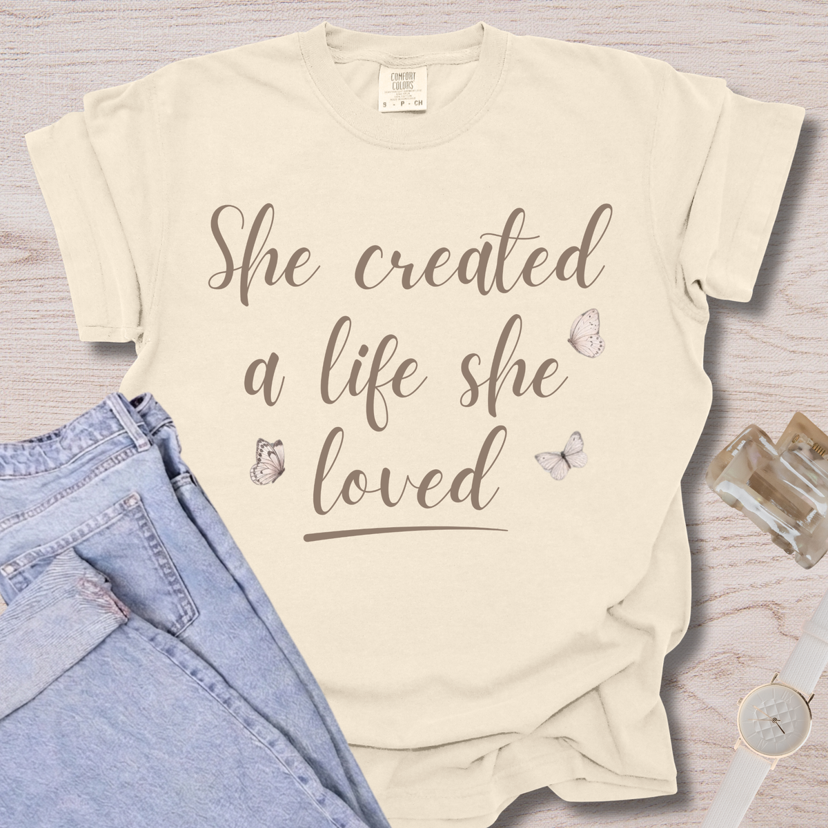 She Created A Life T-shirt