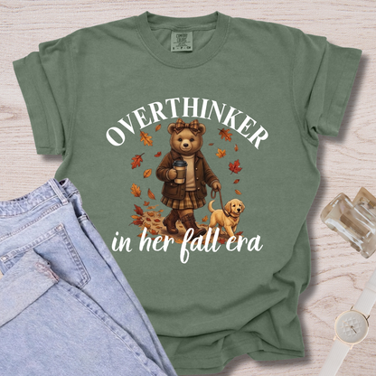 Overthinker In Her Fall Era T-shirt