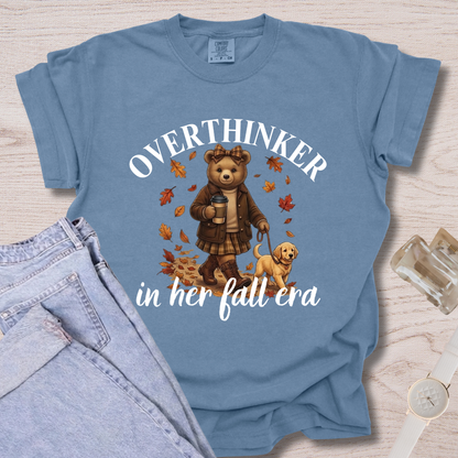 Overthinker In Her Fall Era T-shirt