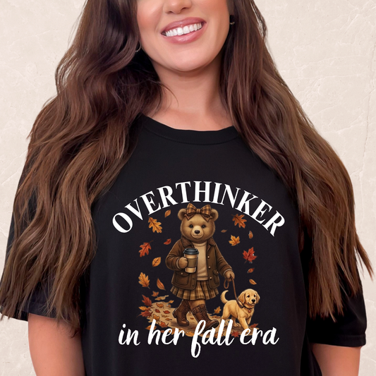 Overthinker In Her Fall Era T-shirt