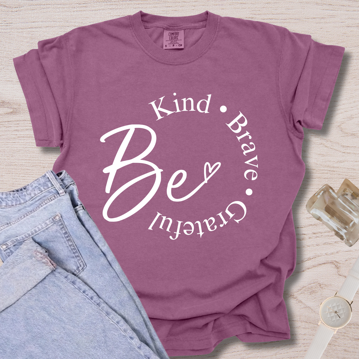 Be Kind Brave Grateful T-shirt