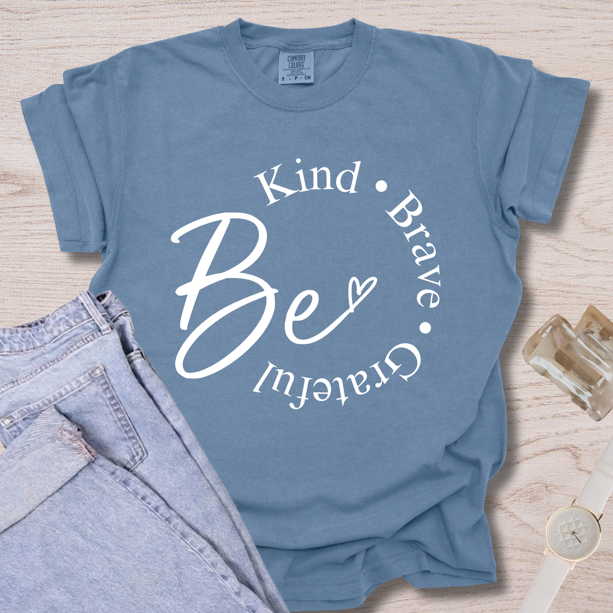 Be Kind Brave Grateful T-shirt