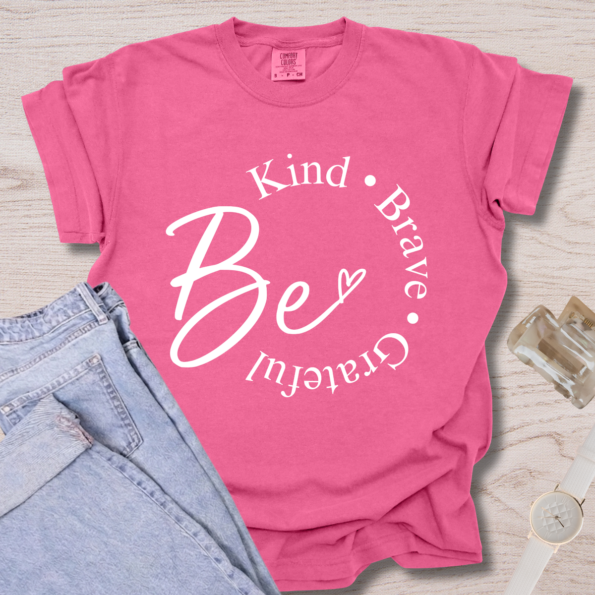 Be Kind Brave Grateful T-shirt