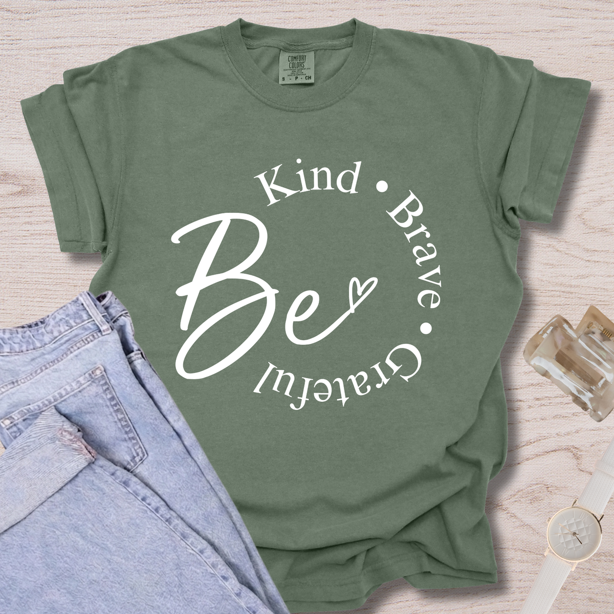 Be Kind Brave Grateful T-shirt