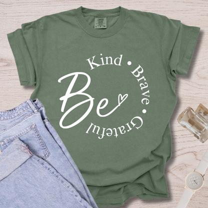 Be Kind Brave Grateful T-shirt