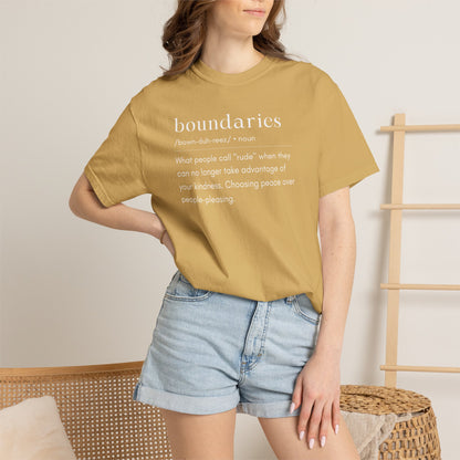 Boundaries Definition T-shirt