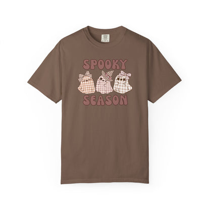 Spooky Season Plaid Ghosts T-shirt