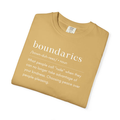 Boundaries Definition T-shirt