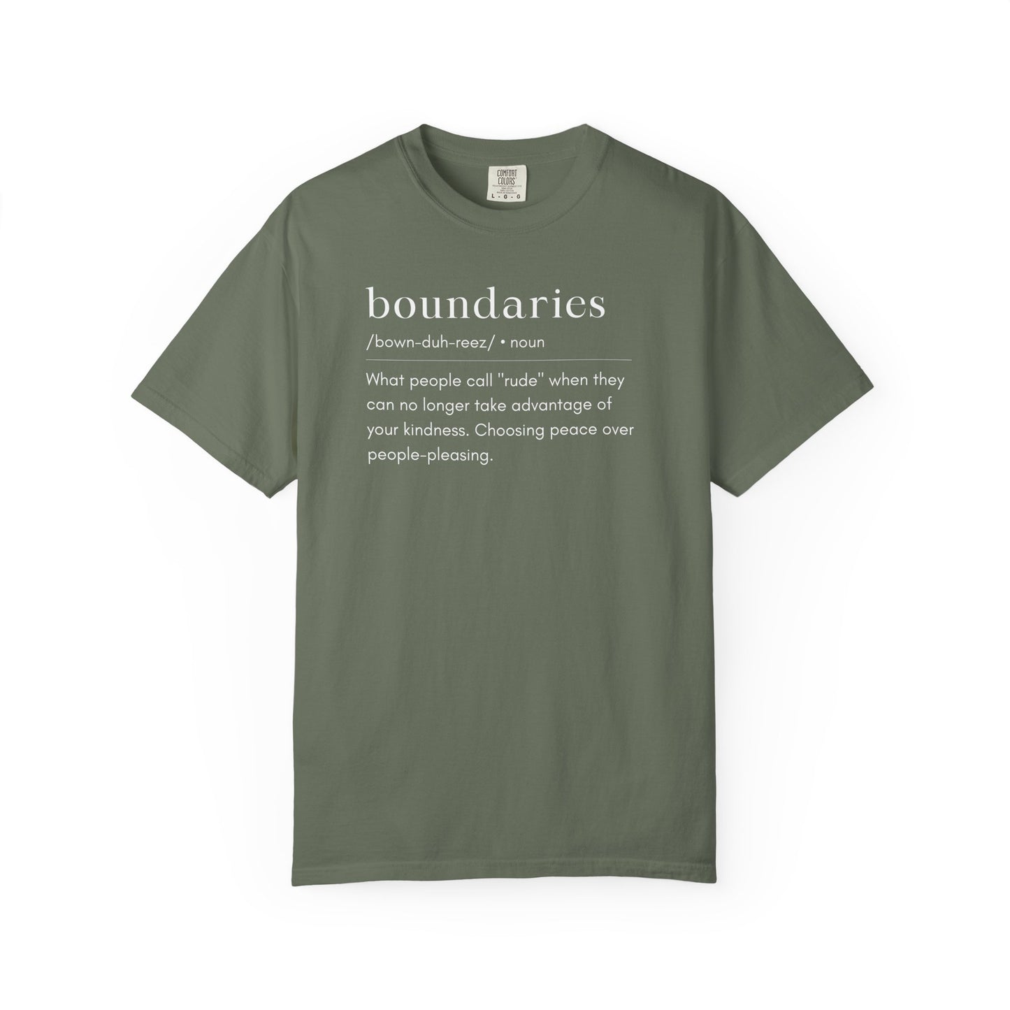 Boundaries Definition T-shirt