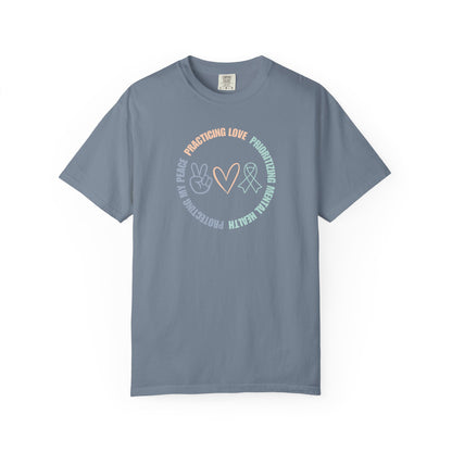 Protecting My Peace Practicing Love Prioritizing Mental Health T-shirt