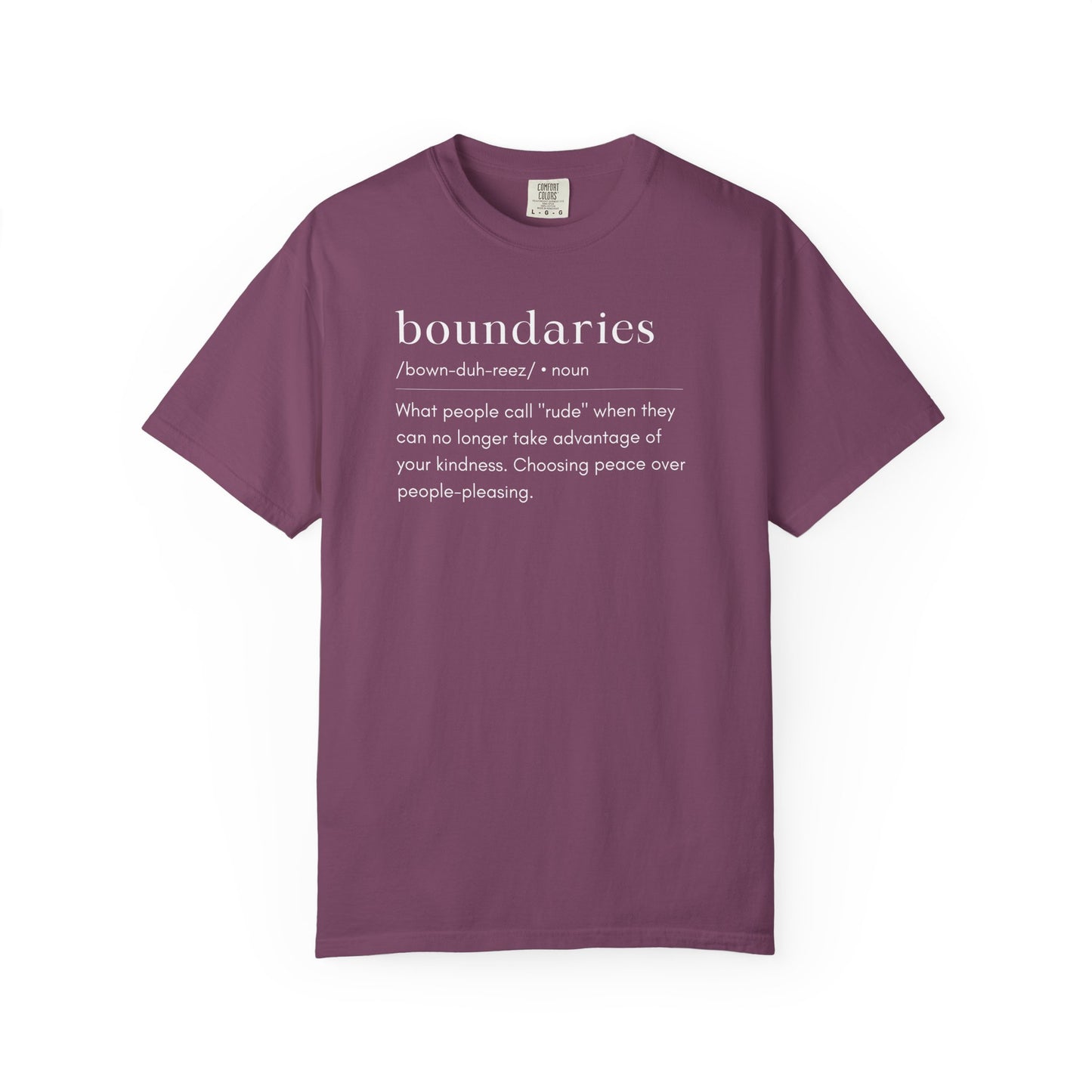 Boundaries Definition T-shirt