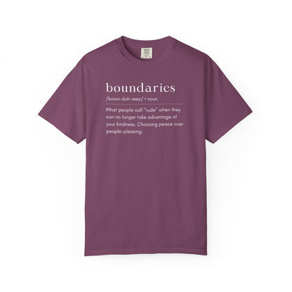 Boundaries Definition T-shirt