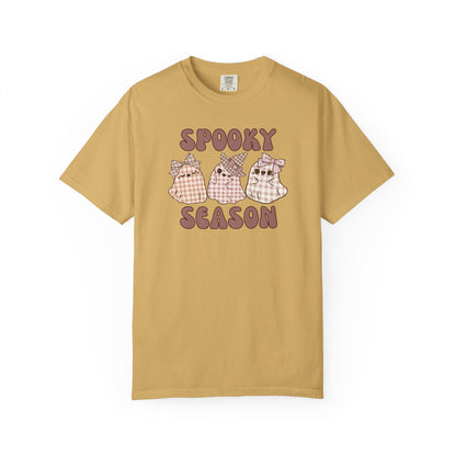 Spooky Season Plaid Ghosts T-shirt