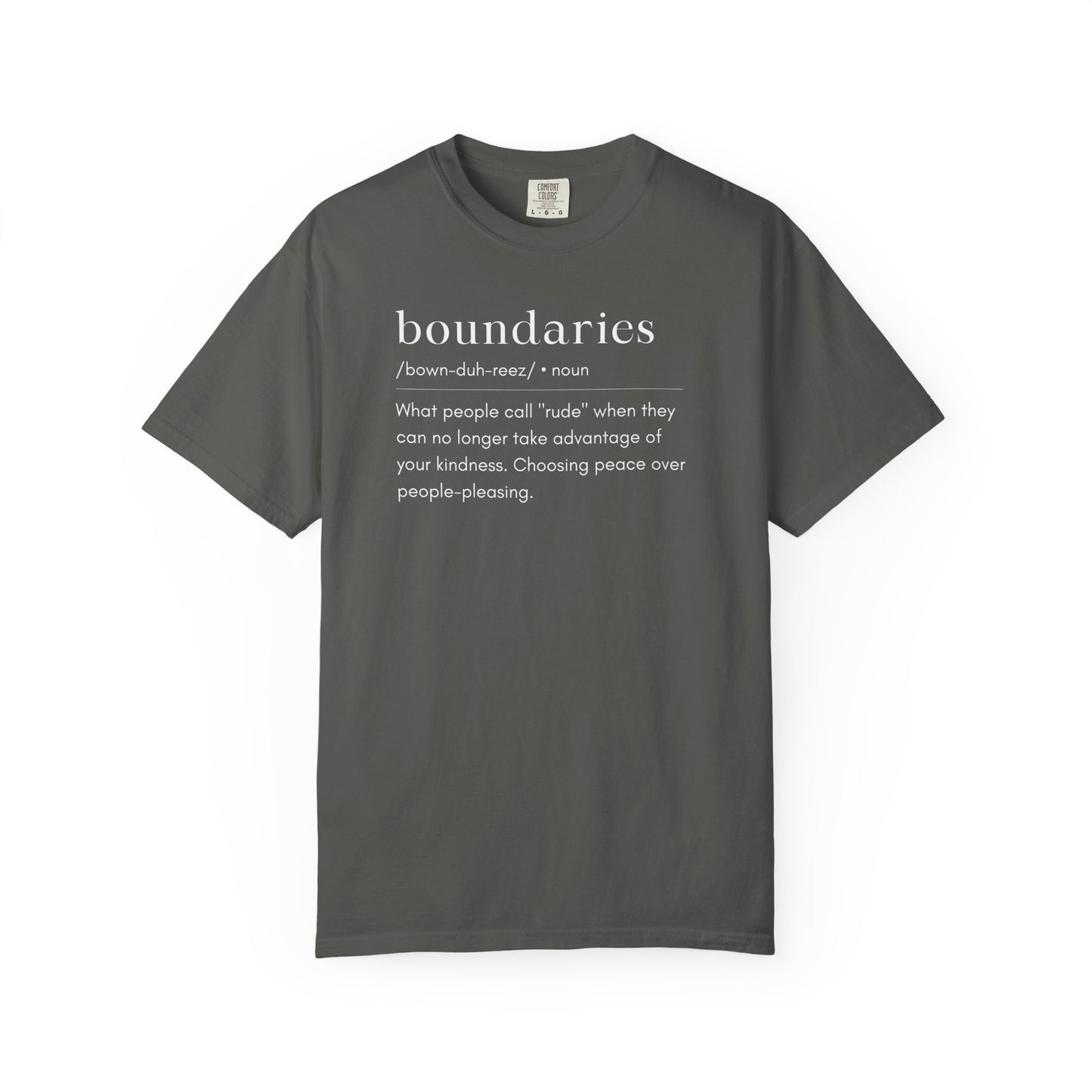 Boundaries Definition T-shirt