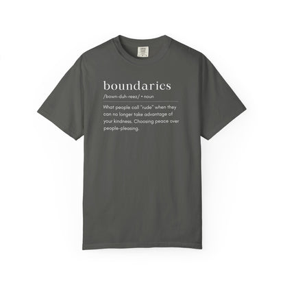 Boundaries Definition T-shirt