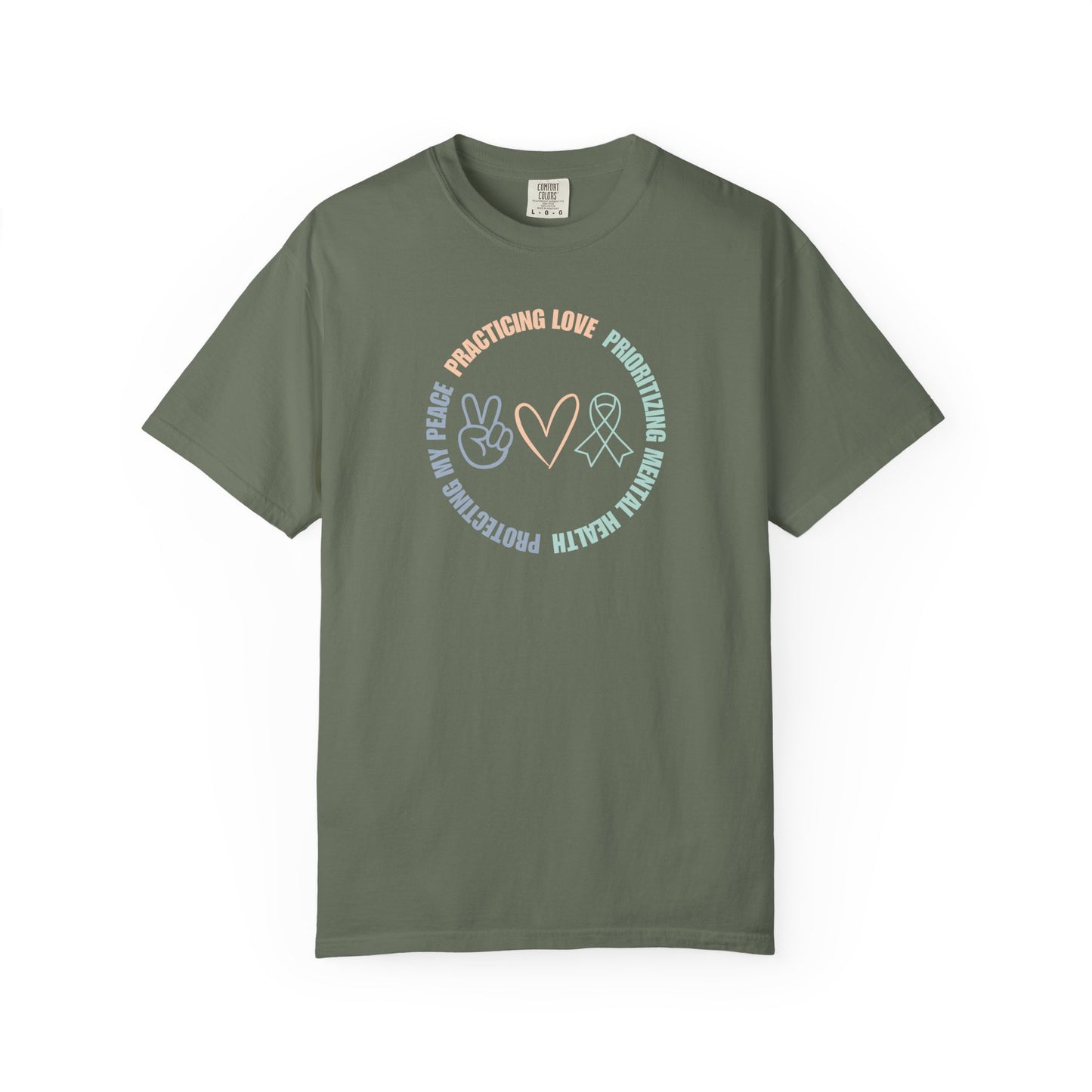 Protecting My Peace Practicing Love Prioritizing Mental Health T-shirt