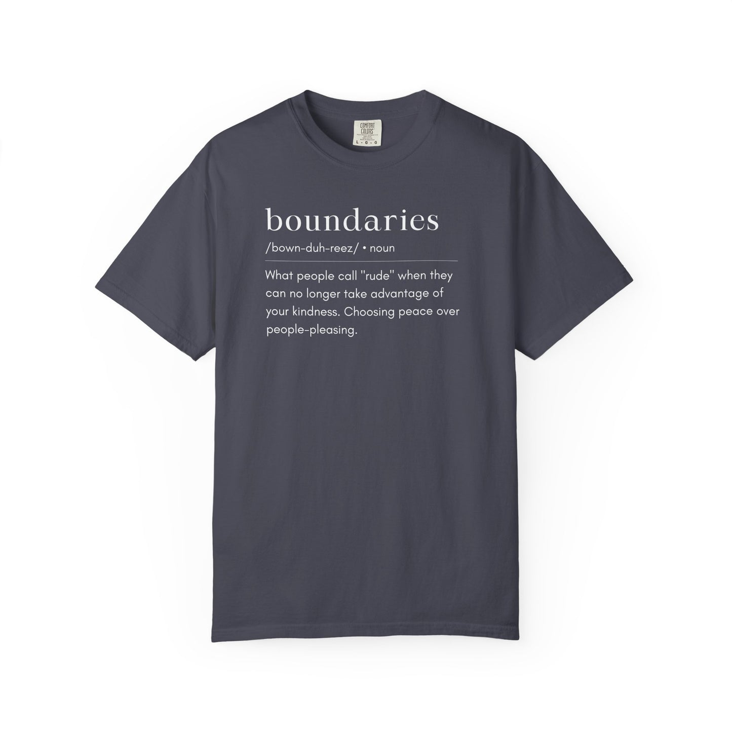 Boundaries Definition T-shirt