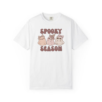 Spooky Season Plaid Ghosts T-shirt