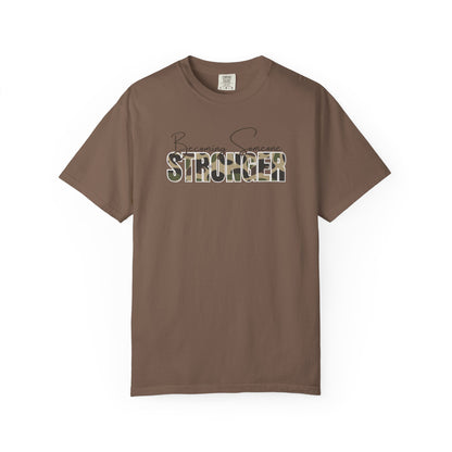 Becoming Someone Stronger Camo T-shirt