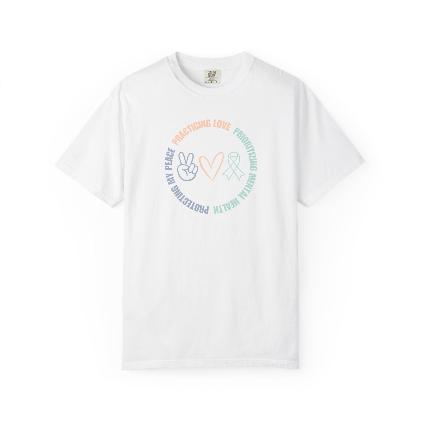 Protecting My Peace Practicing Love Prioritizing Mental Health T-shirt