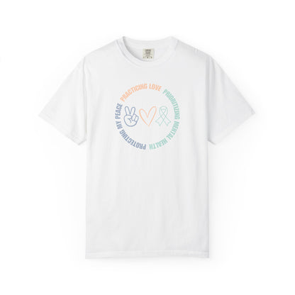 Protecting My Peace Practicing Love Prioritizing Mental Health T-shirt