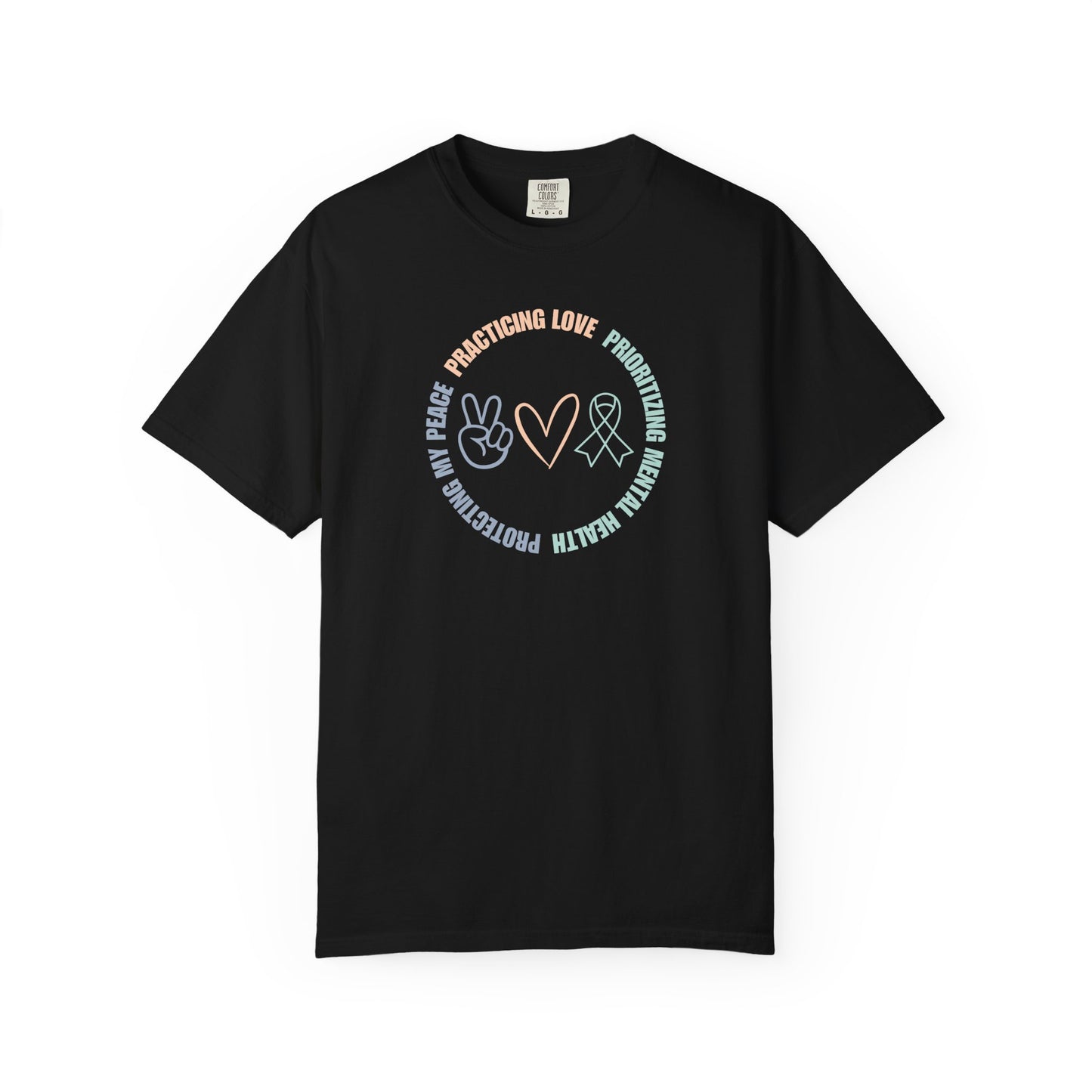 Protecting My Peace Practicing Love Prioritizing Mental Health T-shirt