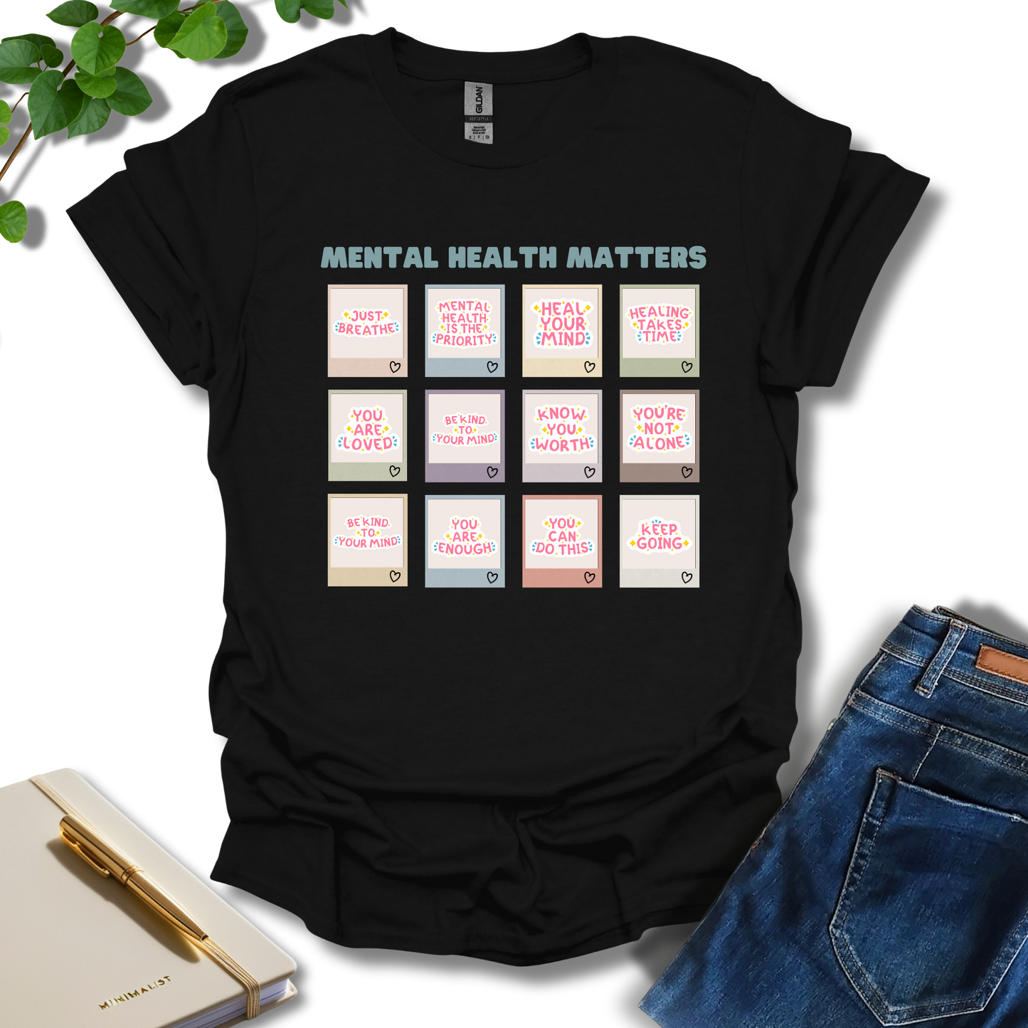 Mental Health Matters Notes T-Shirt