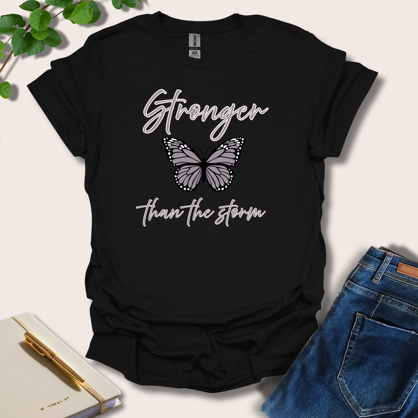 Stronger Than The Storm Butterfly T-Shirt
