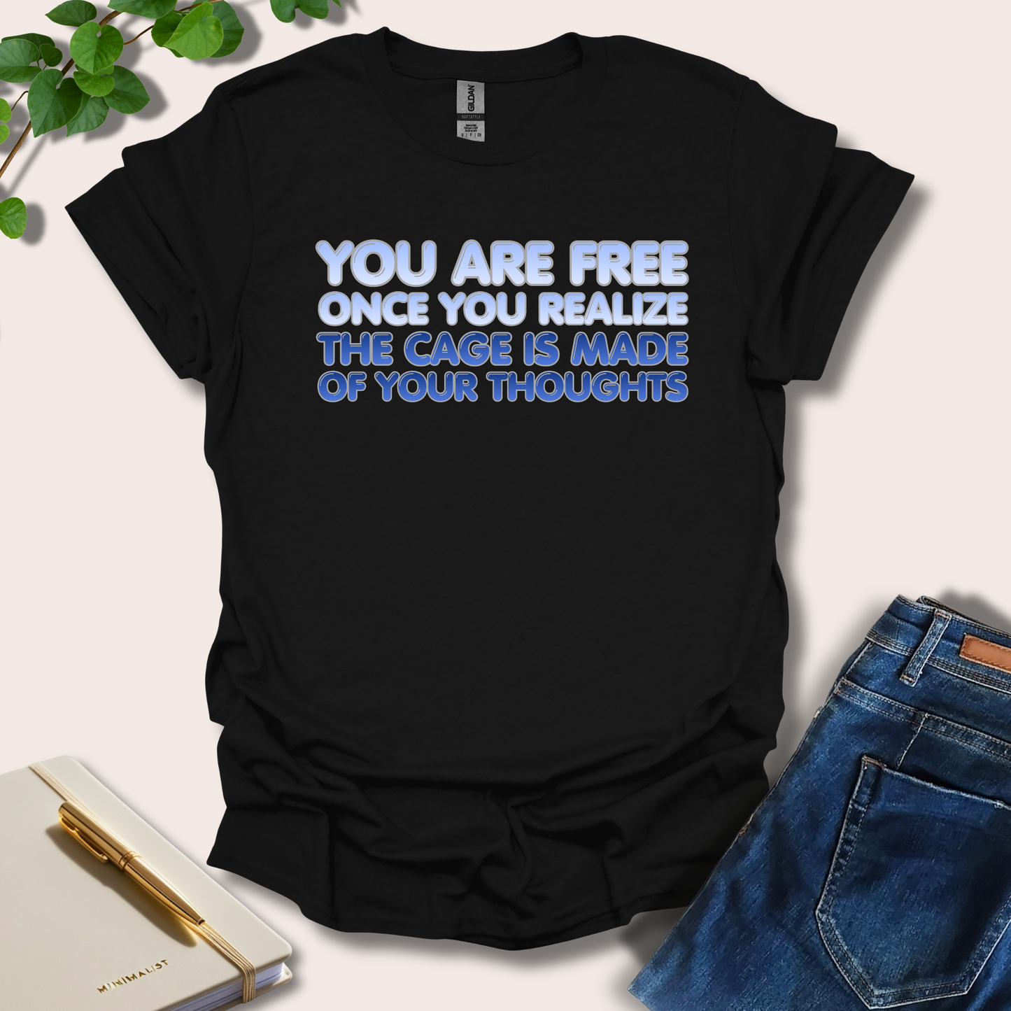 You Are Free (Bubble Letters) T-Shirt