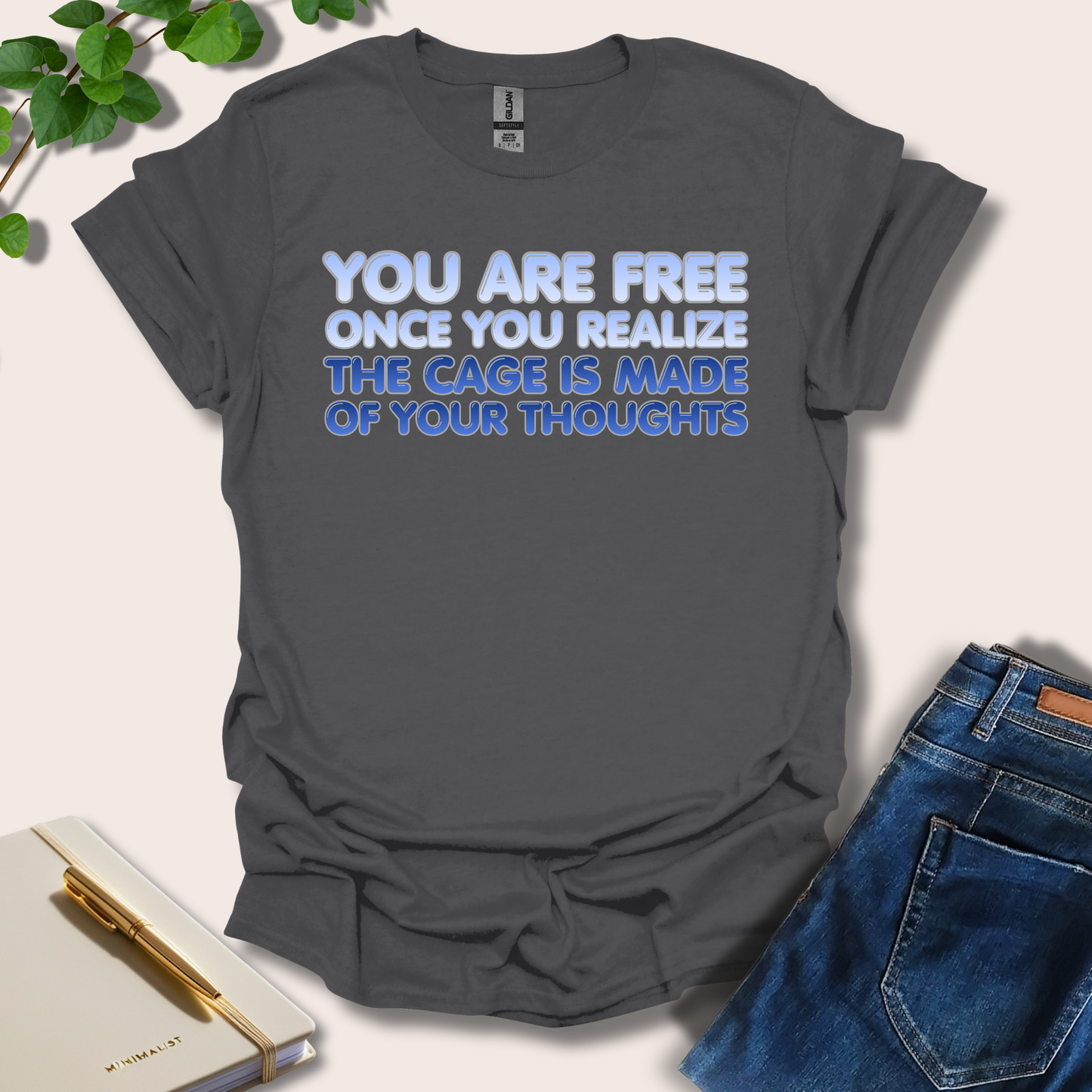 You Are Free (Bubble Letters) T-Shirt