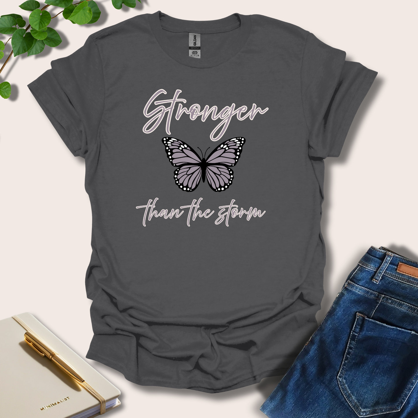 Stronger Than The Storm Butterfly T-Shirt