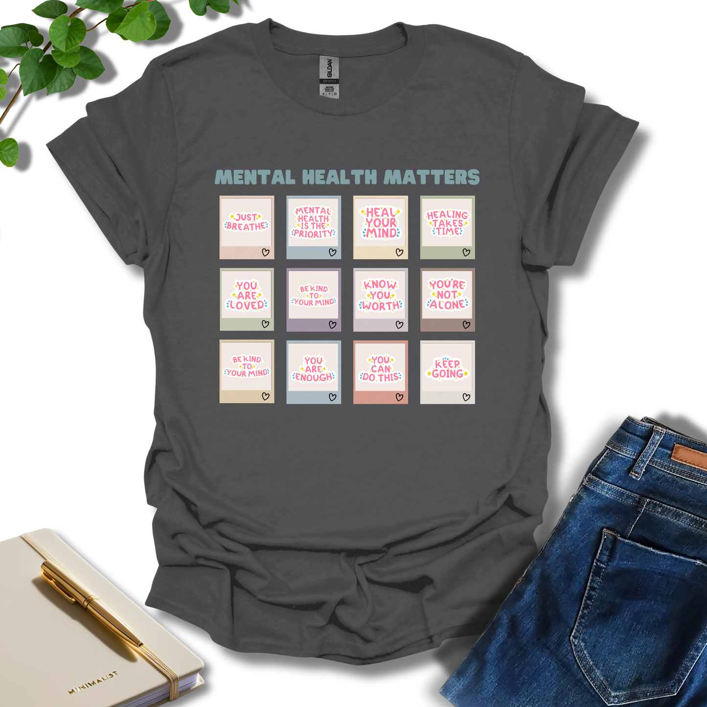 Mental Health Matters Notes T-Shirt