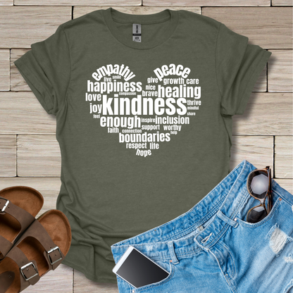 Kind Words Heart T-Shirt