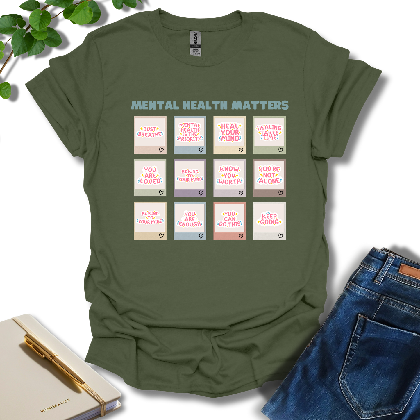 Mental Health Matters Notes T-Shirt