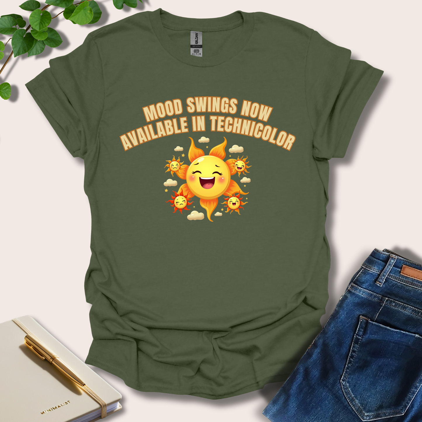 Mood Swings Now Available In Technicolor T-Shirt