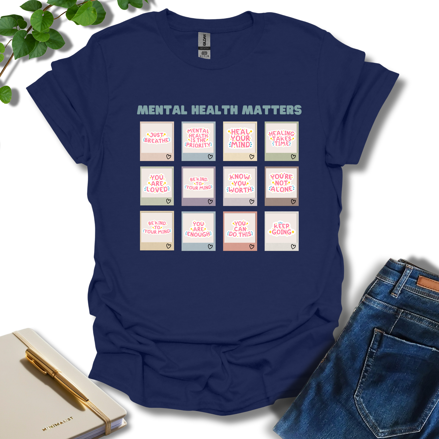 Mental Health Matters Notes T-Shirt