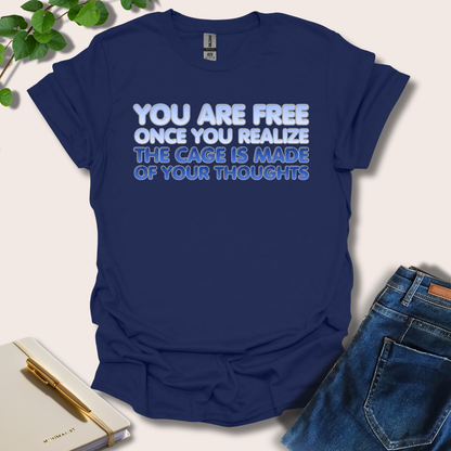 You Are Free (Bubble Letters) T-Shirt