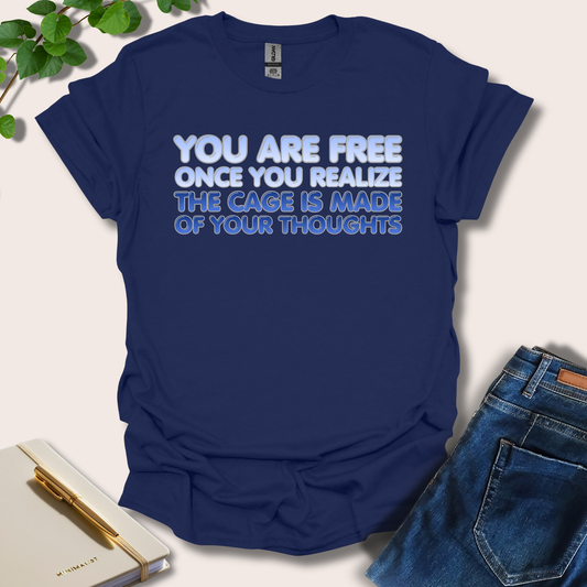 You Are Free (Bubble Letters) T-Shirt