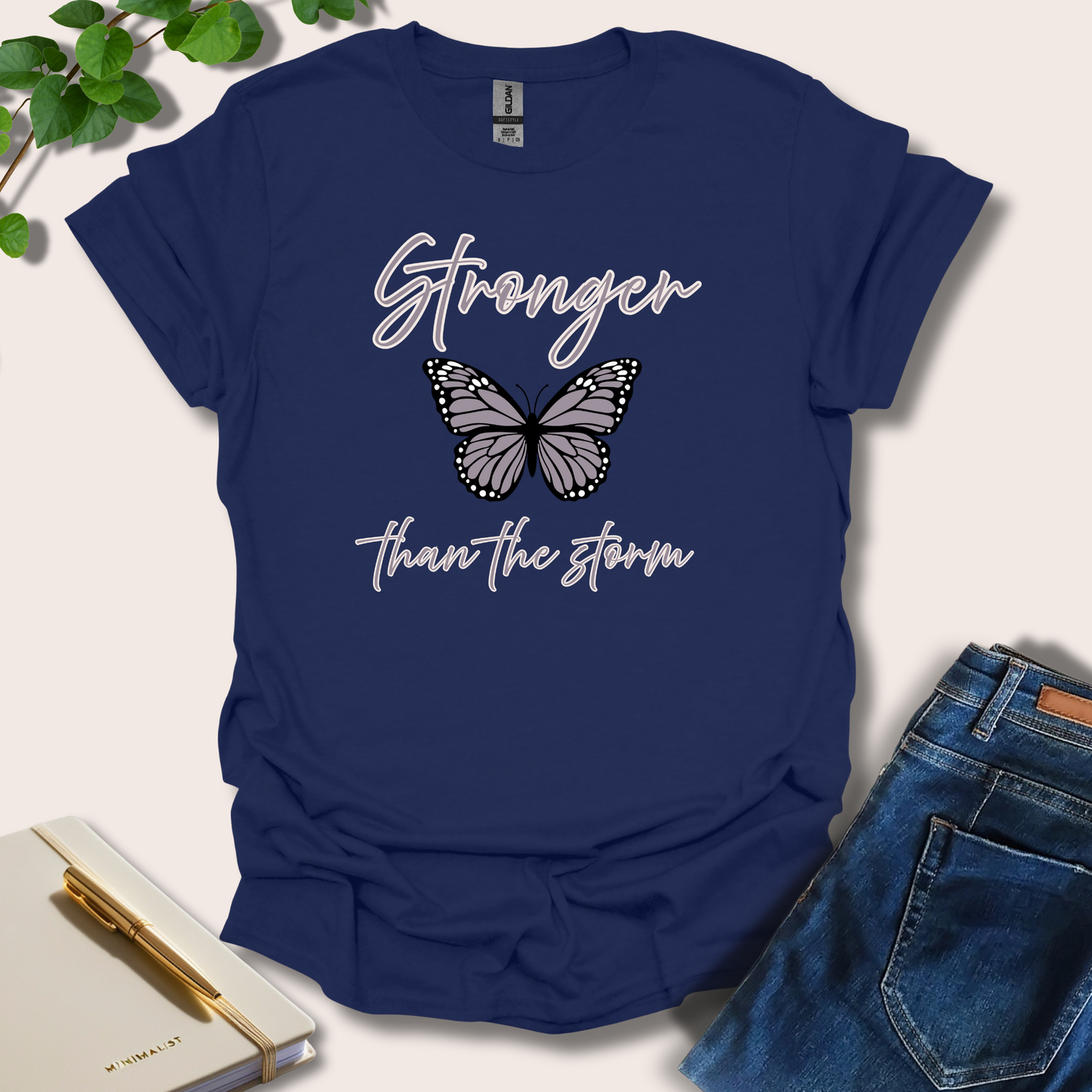 Stronger Than The Storm Butterfly T-Shirt