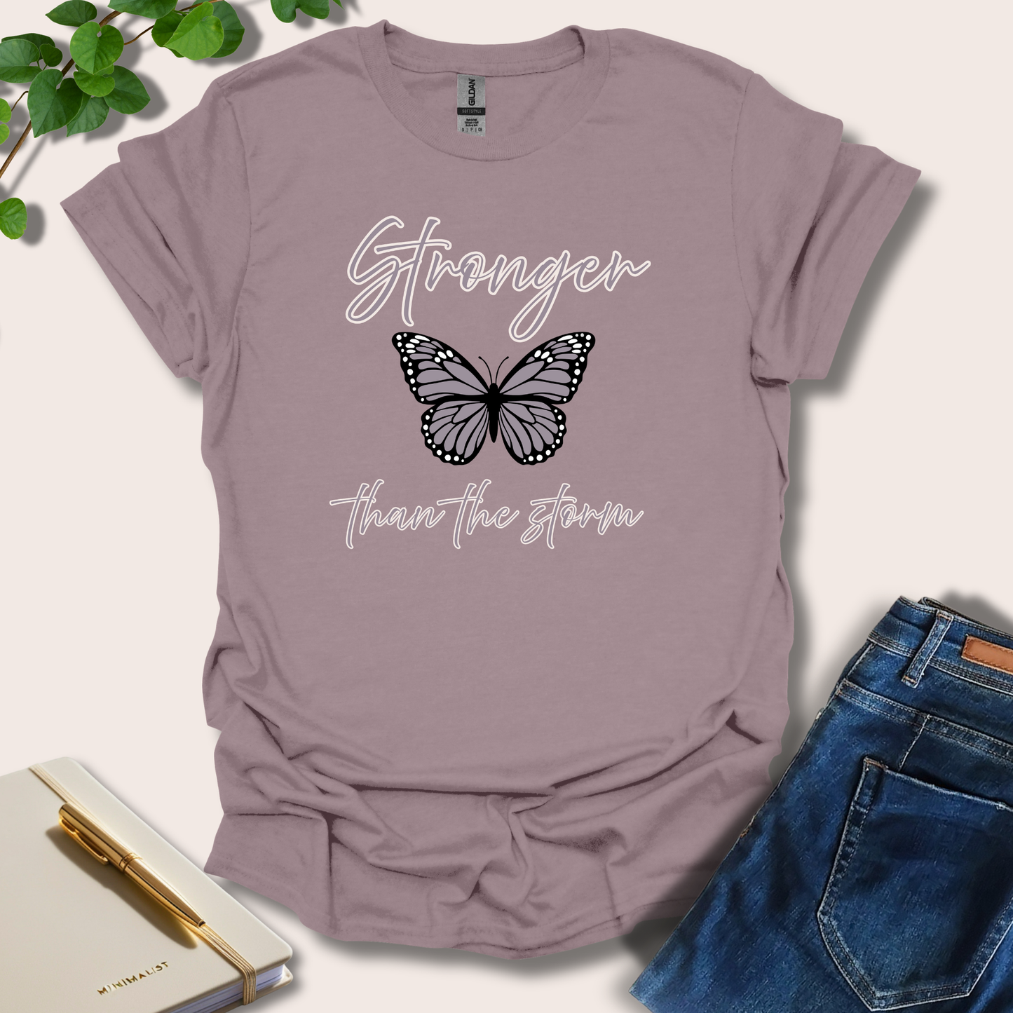 Stronger Than The Storm Butterfly T-Shirt